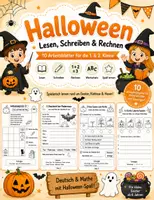 Vorschau - Stundenentwürfe - Halloween – Lesen, Schreiben & Rechnen | 10 Arbeitsblätter für die 1. & 2. Klasse - Deckblatt