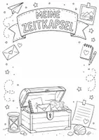 Vorschau - Arbeitsblätter - Meine Zeitkapsel – Schulanfang & Schuljahresende | Ziele, Wünsche & Erinnerungen - Seite 2