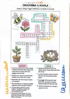 anteprima - Esercizi - Cruciverba scientifico a scuola 🌸🐳 - Pagina 1