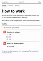 Vorschau - Arbeitsblätter - Present perfect Basisscreening Klasse 7–8 - Seite 1