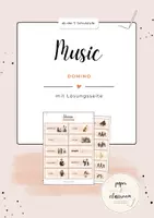Vorschau - Spiele - Music – Wortschatz-Domino mit Bildern | Englisch ab der 7. Schulstufe | passend zu MORE! 3 - Deckblatt