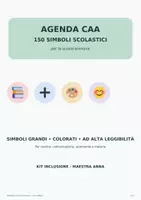 anteprima - Flashcard - Agenda CAA 150 simboli scolastici - Pagina 1