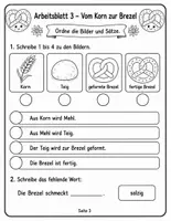 Vorschau - Stundenentwürfe - Oktoberfest – Lesen, Schreiben & Rechnen | 9 Arbeitsblätter + Lösungen für die 1. & 2. Klasse - Seite 3