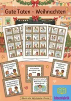 Vorschau - Arbeitsblätter - Adventskalender Gute Taten - Weihnachten - Karten zum ausschneiden - Deckblatt