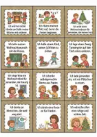Vorschau - Arbeitsblätter - Adventskalender Gute Taten - Weihnachten - Karten zum ausschneiden - Seite 1