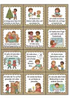 Vorschau - Arbeitsblätter - Adventskalender Gute Taten - Weihnachten - Karten zum ausschneiden - Seite 2