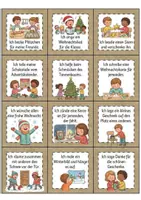 Vorschau - Arbeitsblätter - Adventskalender Gute Taten - Weihnachten - Karten zum ausschneiden - Seite 3