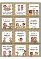 Vorschau - Arbeitsblätter - Gute Taten - in der Schule - Karten zum ausschneiden - Seite 2
