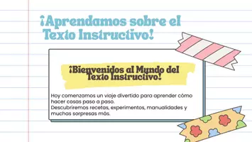 Vista previa - Presentaciones - El texto instructivo - Portada