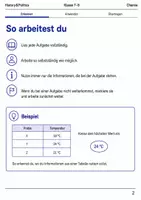 Vorschau - Arbeitsblätter - Chemie Basisscreening Stoffeigenschaften Klasse 7–8 - Seite 1