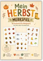 Vorschau - Spiele - Mein Herbst - Merkspiel 18 Paare für Kita & Schule - Deckblatt