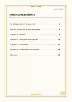 Vorschau - Arbeitsblätter - Latein: Die 100 häufigsten Wörter (Übungen u Lösungen) - Seite 1