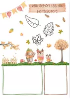 Vorschau - Arbeitsblätter - Herbst-Portfolio - 11 liebevolle Vorlagen für Kita und Krippe - Seite 3