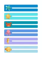 Voorbeeld - Bladwijzers Lezen Leren - Thema Zee/Zeedieren| Leeshulp voor Beginnende Lezers - Voorblad