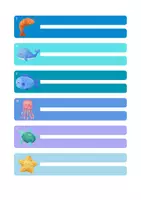 Voorbeeld - Bladwijzers Lezen Leren - Thema Zee/Zeedieren| Leeshulp voor Beginnende Lezers - Pagina 2