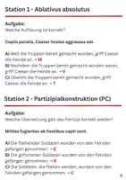 Vorschau - Stundenentwürfe - Latein: Wiederholung Caesar-Grammatik und Folgelektüre - Seite 3