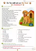 Vorschau - Arbeitsblätter - Ein Tier stellt sich vor: Der Hund - Seite 3