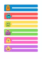 Voorbeeld - Bladwijzers Lezen Leren - Thema Monsters | Leeshulp voor Beginnende Lezers - Pagina 2