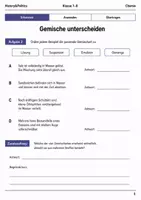 Vorschau - Arbeitsblätter - Stoffgemische Trennverfahren Chemie Klasse 7–8 - Seite 2