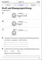 Vorschau - Arbeitsblätter - Kräfte und ihre Wirkungen Basisscreening Klasse 7–8 - Seite 3