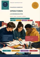 Vorschau - Arbeitsblätter - Französisch Oberstufe – Operatoren & Schreibtraining AFB I–III | Abiturvorbereitung - Deckblatt