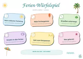 Vorschau - Spiele - Ferien-Würfelspiel – Spielerisch von den Ferien erzählen - Seite 2