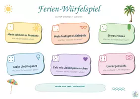 Vorschau - Spiele - Ferien-Würfelspiel – Spielerisch von den Ferien erzählen - Seite 3