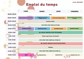 Aperçu - Autre type de ressources - Emploi du temps - Page 2