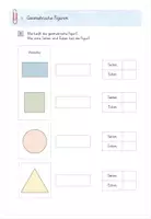 Vorschau - Arbeitsblätter - Übungsheft Geometrie - geometrische Figuren und Körper Klasse 1 und 2 - Seite 2