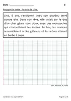 Aperçu - Feuilles d'exercices - Ateliers de français CE1 - J'améliore ma copie n°1 - Page 3