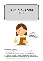 Aperçu - Apprentissages en autonomie - Ateliers de français CE1 - J'améliore ma copie n°3 - Page de couverture