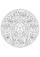 Vorschau - Arbeitsblätter - Wachsendes Paket - Mandalas zur Buchstabeneinführung - Seite 3