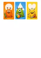 Vorschau - Bildkarten - Gruppeneinteilung Monsterchen 21 Kinder - Seite 3