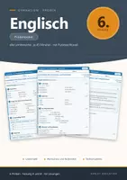 Vorschau - Test - Lernzielkontrollen Englisch Gymnasium Klasse 6 – A/B - Deckblatt
