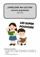 Aperçu - Apprentissages en autonomie - Ateliers de français CE1 - Lecture expressive n°2 - Page de couverture