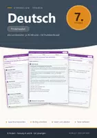 Vorschau - Test - Lernzielkontrollen Deutsch Gymnasium Klasse 7 – A/B - Deckblatt