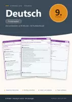 Vorschau - Test - Lernzielkontrolle Deutsch 9 Gymnasium - Deckblatt
