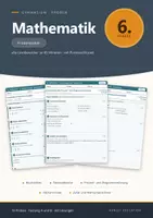 Vorschau - Test - Lernzielkontrollen Mathematik Gymnasium Klasse 6 – A/B - Deckblatt