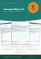 Vorschau - Arbeitsblätter - NT 7 Mittelschule - Lebensgrundlage Luft - Deckblatt