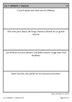 Aperçu - Apprentissages en autonomie - Ateliers de français CE1 - Lis → réfléchis → dessine n°2 - Page 3
