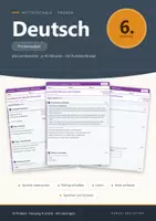Vorschau - Test - Lernzielkontrolle Deutsch 6 Mittelschule - Deckblatt