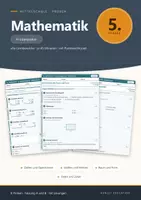 Vorschau - Test - Lernzielkontrolle Mathe 5 Mittelschule - Deckblatt