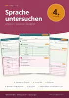 Vorschau - Arbeitsblätter - Deutsch 4 Grundschule - Sprache untersuchen - Deckblatt