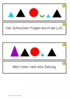 Vorschau - Spiele - Wortarten-Sätze zuordnen - Mit Wörtartensymbolen - Seite 3