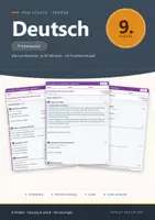 Vorschau - Klassenarbeiten - Lernzielkontrolle Deutsch 9 Realschule - Deckblatt