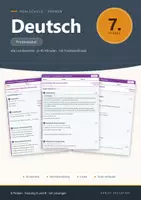 Vorschau - Klassenarbeiten - Lernzielkontrolle Deutsch 7 Realschule - Deckblatt
