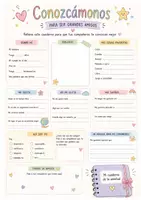 Vista previa - Fichas informativas / Documentos de lectura - Todo sobre mí y mis compañeros - página 1