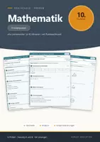 Vorschau - Klassenarbeiten - Lernzielkontrolle Mathematik 10 Realschule - Deckblatt