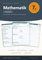 Vorschau - Klassenarbeiten - Lernzielkontrolle Mathematik 7 Realschule - Deckblatt