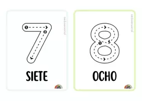 Vista previa - Tarjetas / Manipulativos - Tarjetas de trazo de números del 1-100 - página 3